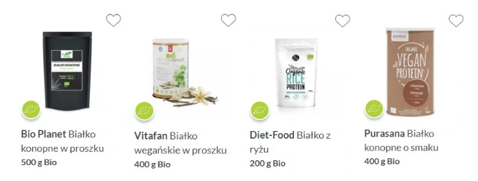 ekologiczne bia�ka ro�linne