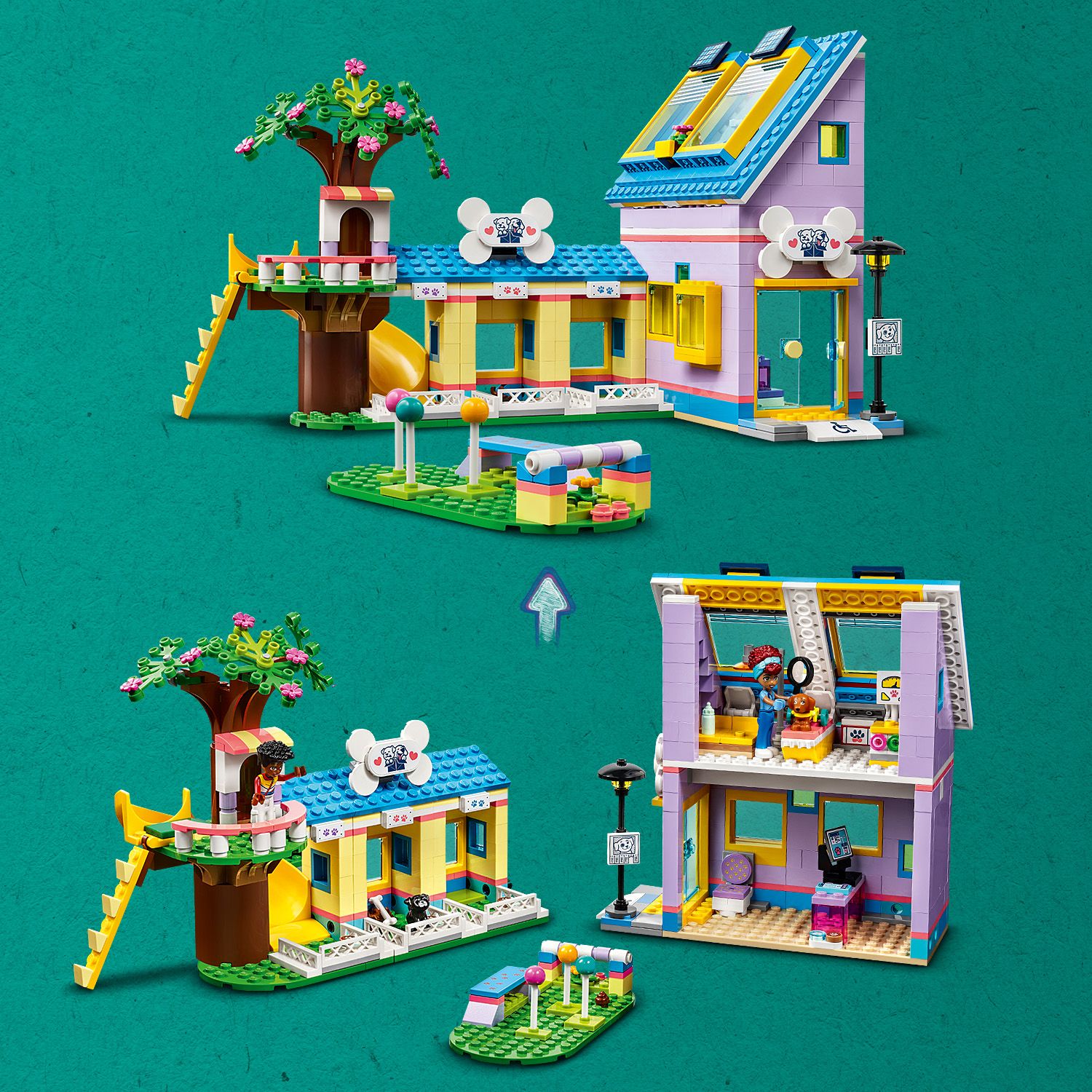 LEGO Friends Centrum ratunkowe dla ps�w 41727 - modyfikacja modelu