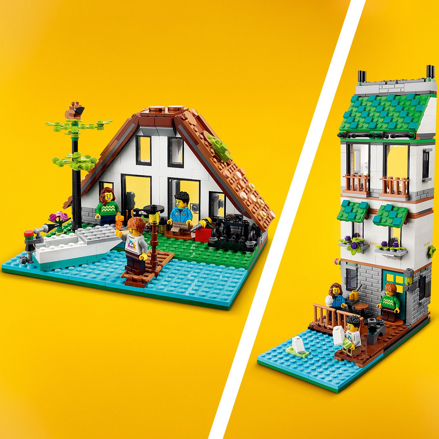 LEGO Creator Przytulny dom 31139 - dwa uk�ady domku
