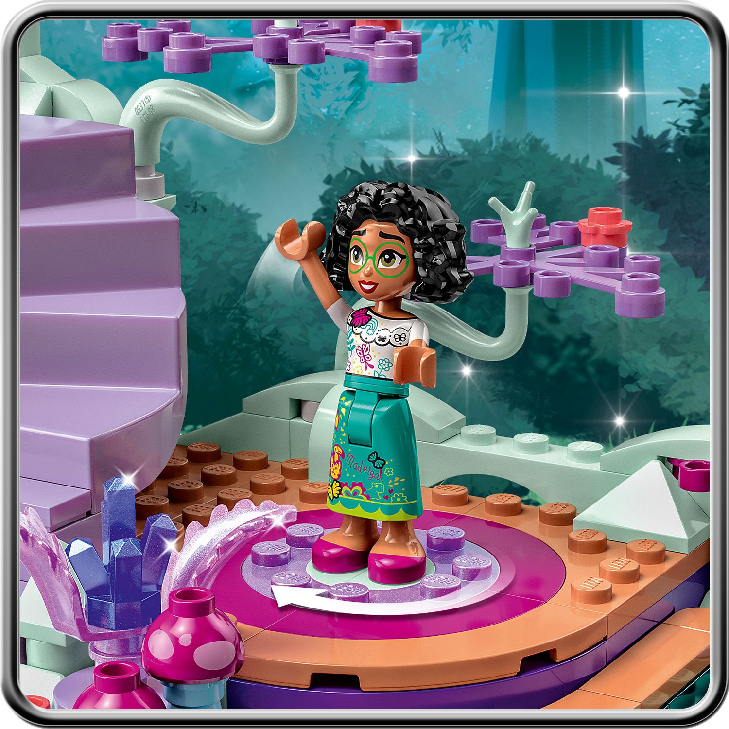 LEGO Disney Classic Zaczarowany domek na drzewie 43215 - obrotowy parkiet taneczny