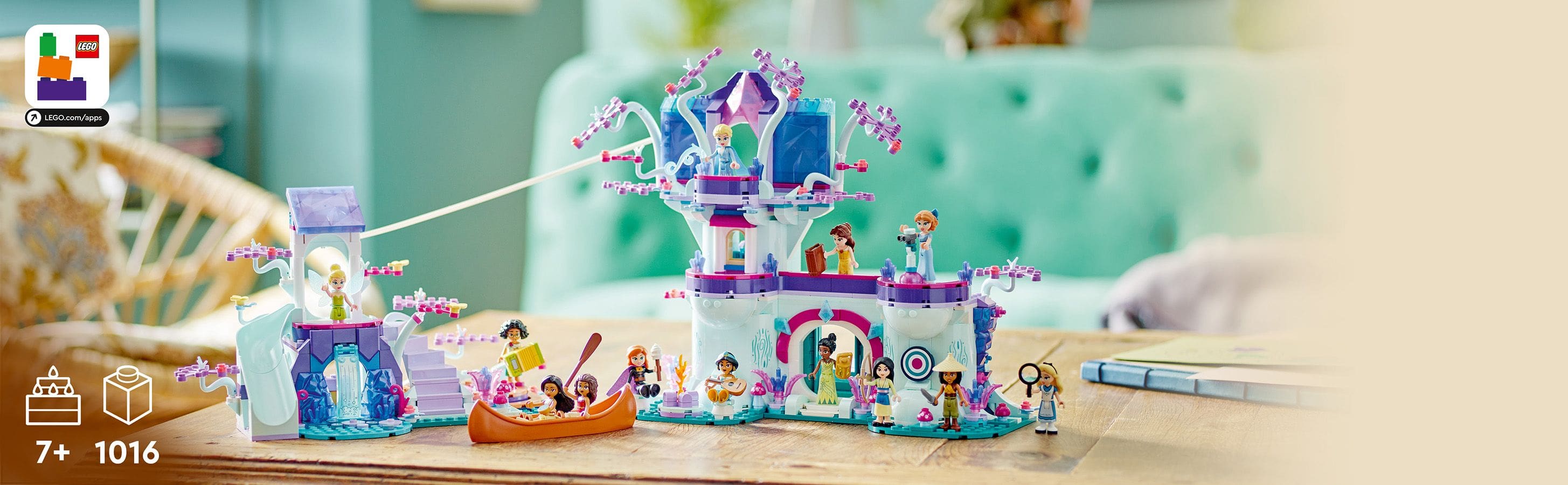 LEGO Disney Classic Zaczarowany domek na drzewie 43215 - z�o�ony zestaw klock�w