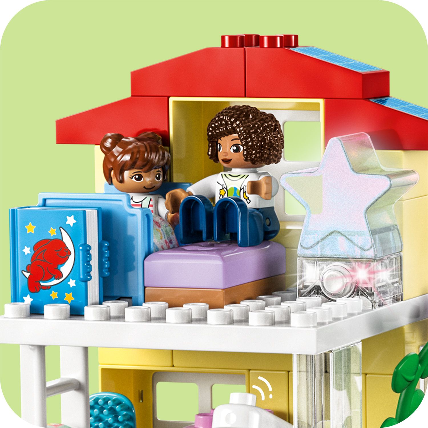 LEGO DUPLO Dom rodzinny 3 w 1 10994 - figurki w sypialni
