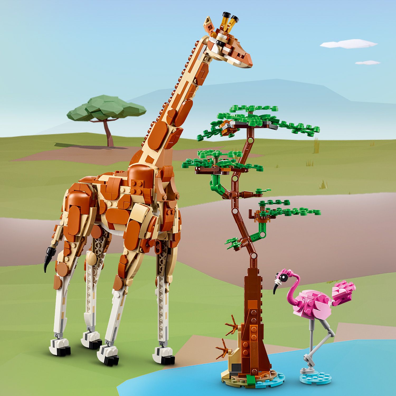 LEGO Creator Dzikie zwierz�ta z safari 31150 - �yrafa 