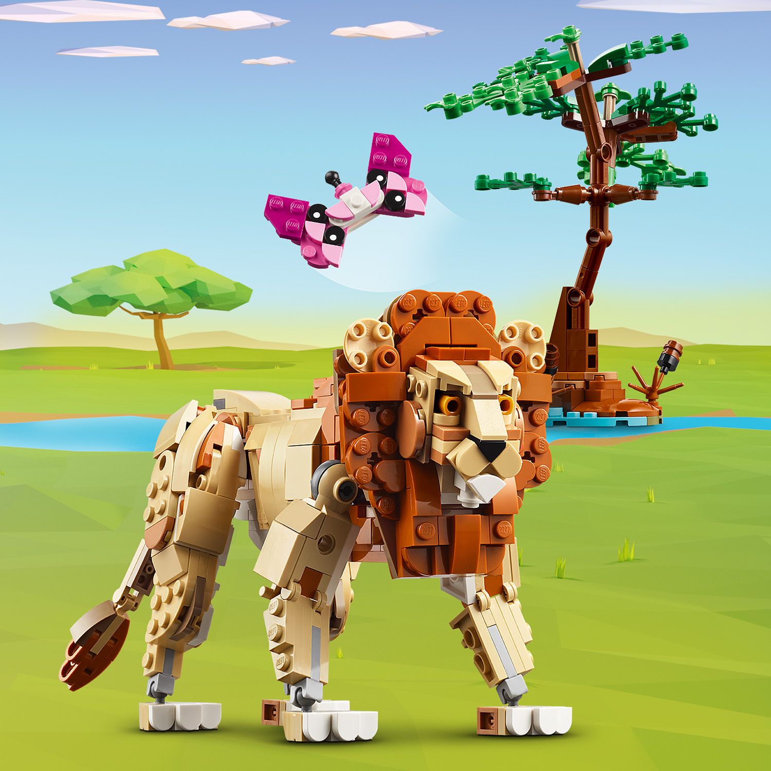 LEGO Creator Dzikie zwierz�ta z safari 31150 - lew