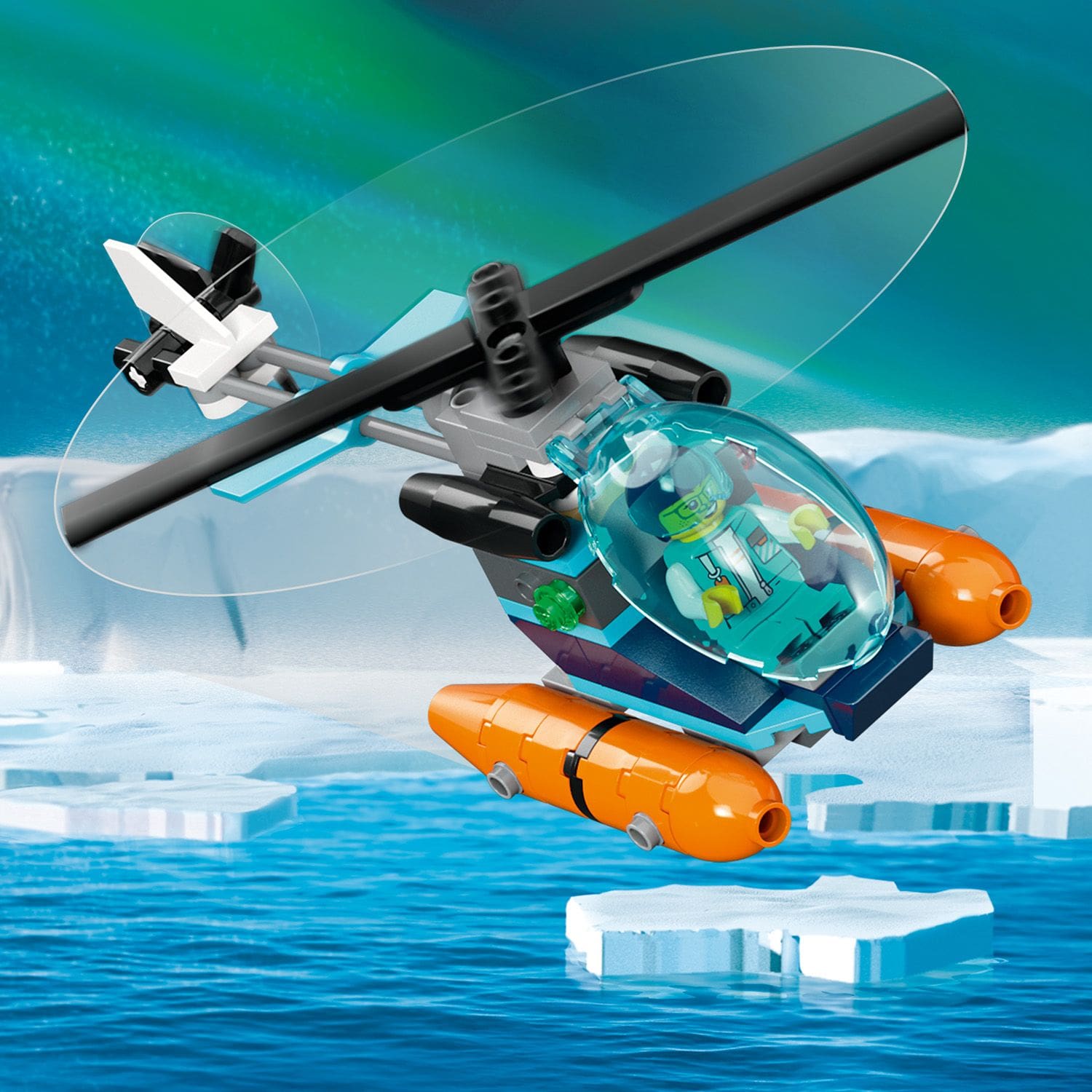 LEGO City ��d� badacza Arktyki 60368 - helikopter
