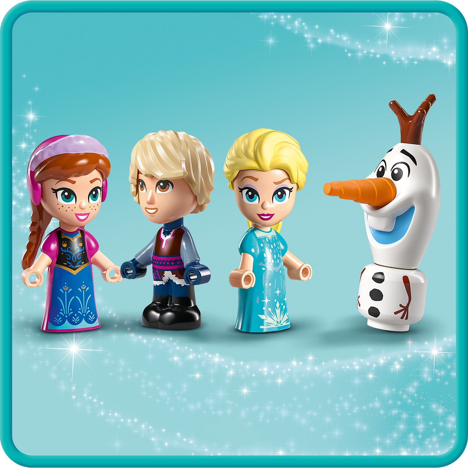 LEGO Disney Princess Magiczna karuzela Anny i Elzy 43218  - figurki