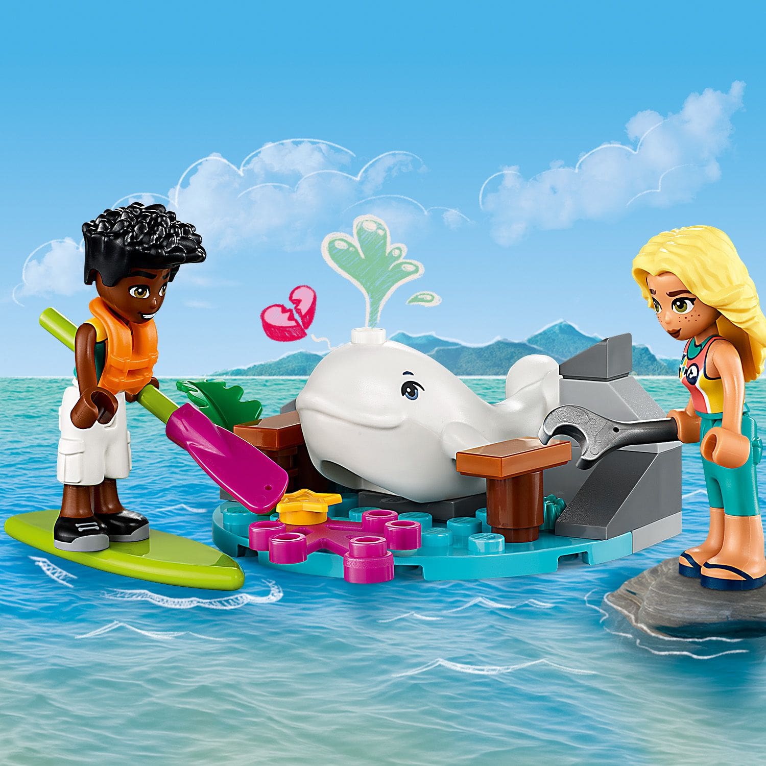 LEGO Friends Hydroplan ratowniczy 41752 - akcja ratunkowa