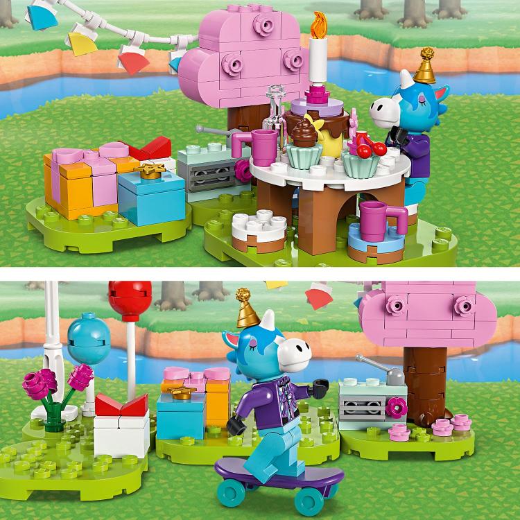 LEGO Animal Crossing Ko� Julian i jego przyj�cie urodzinowe 77046 - elementy zestawu