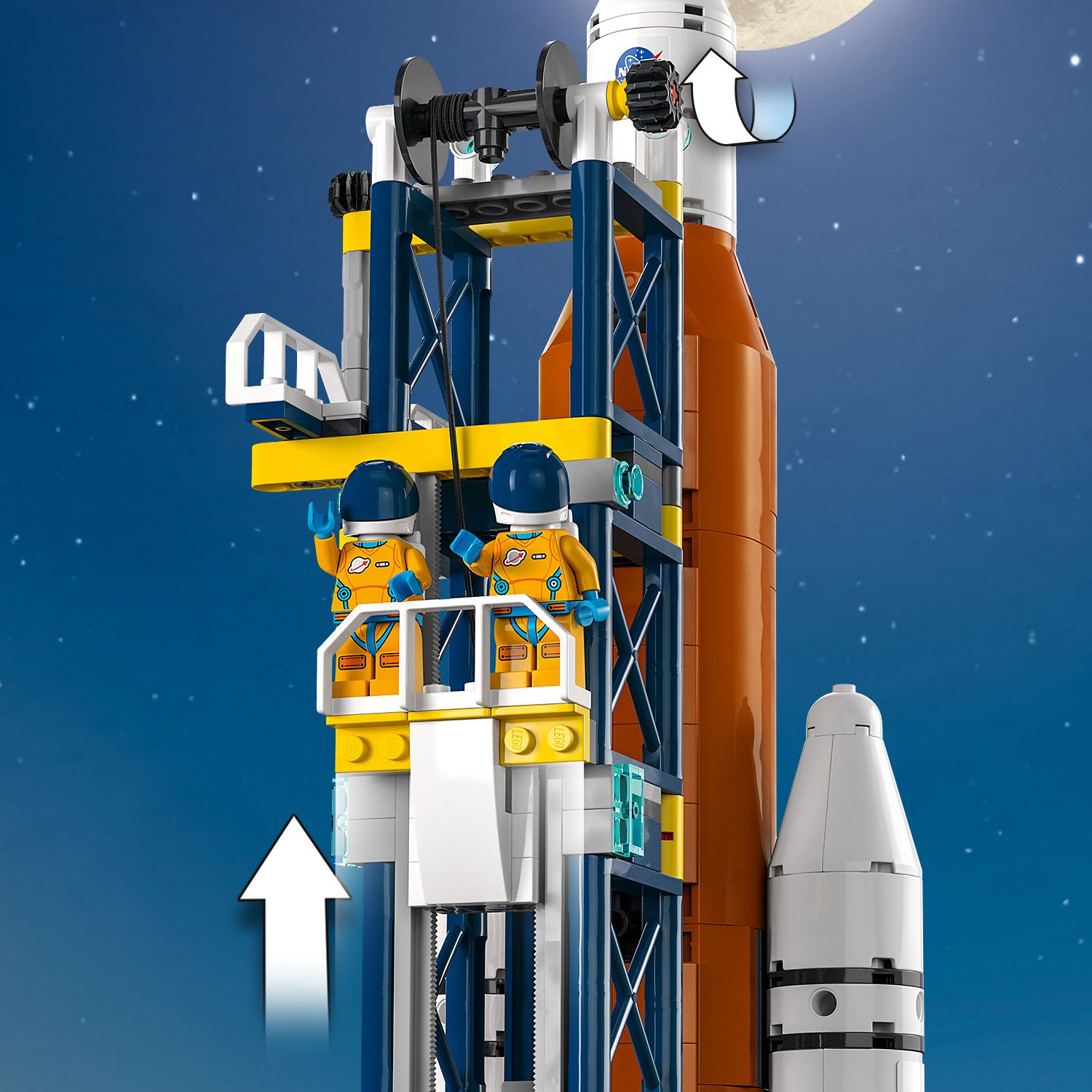 LEGO City Start rakiety z kosmodromu 60351 - winda na wie�� rakiety