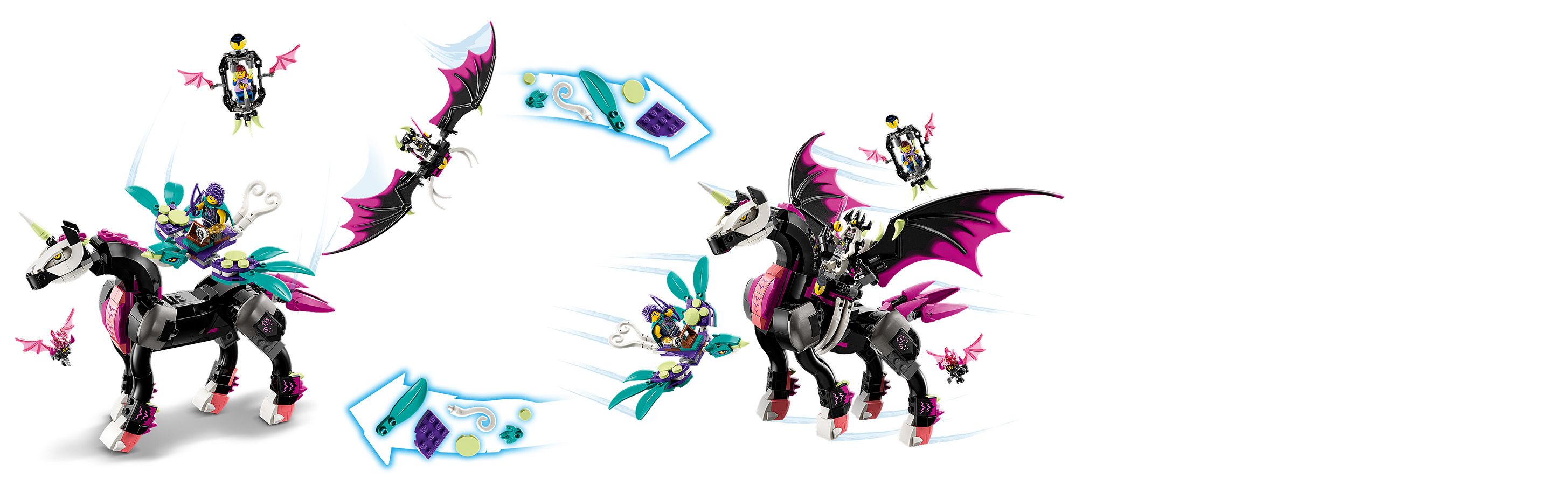 Lataj�cy ko� Pegasus 71457 - Jeden zestaw do zbudowania na dwa sposoby