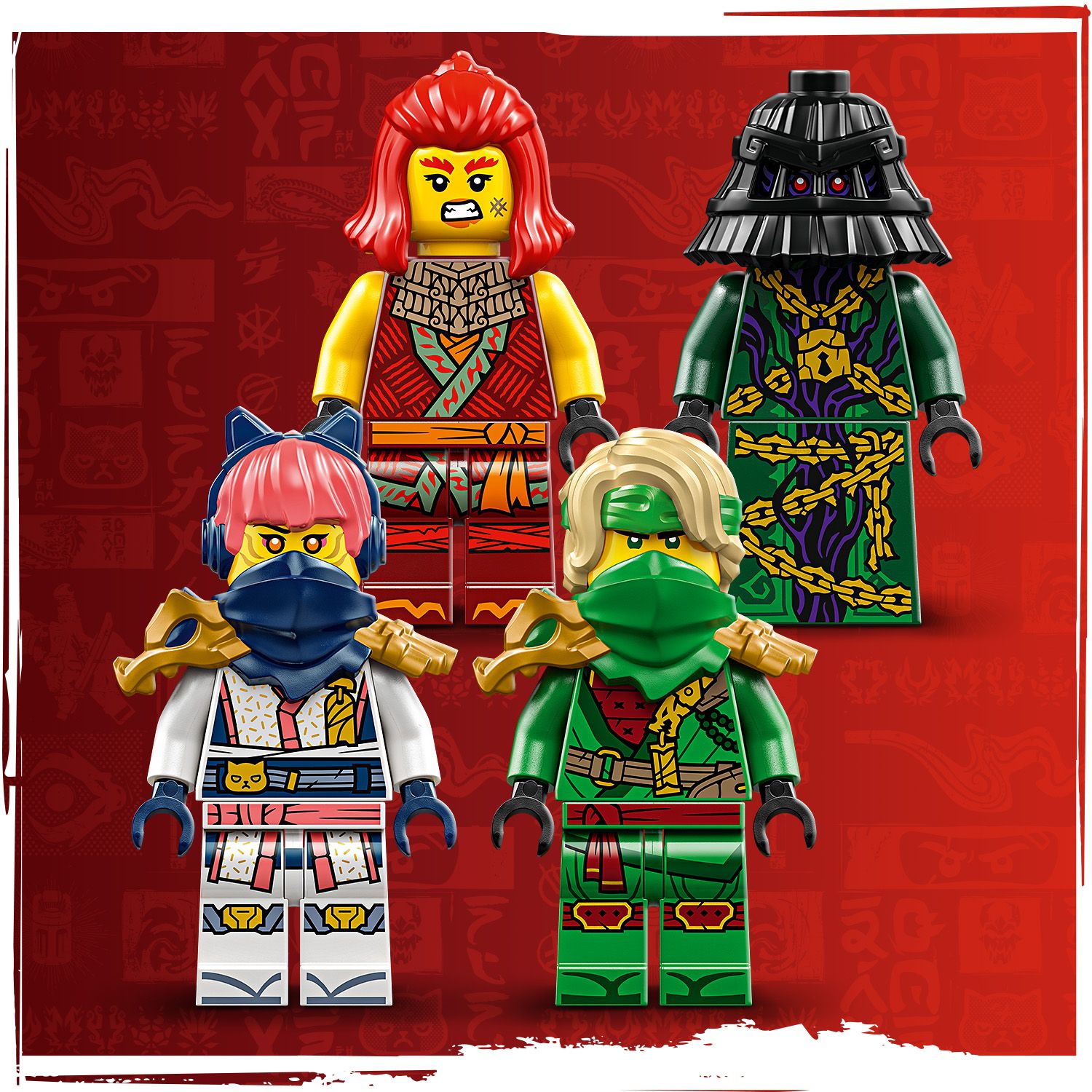 LEGO NINJAGO Smoczy mistrz Rontu 71842 - Cztery minifigurki