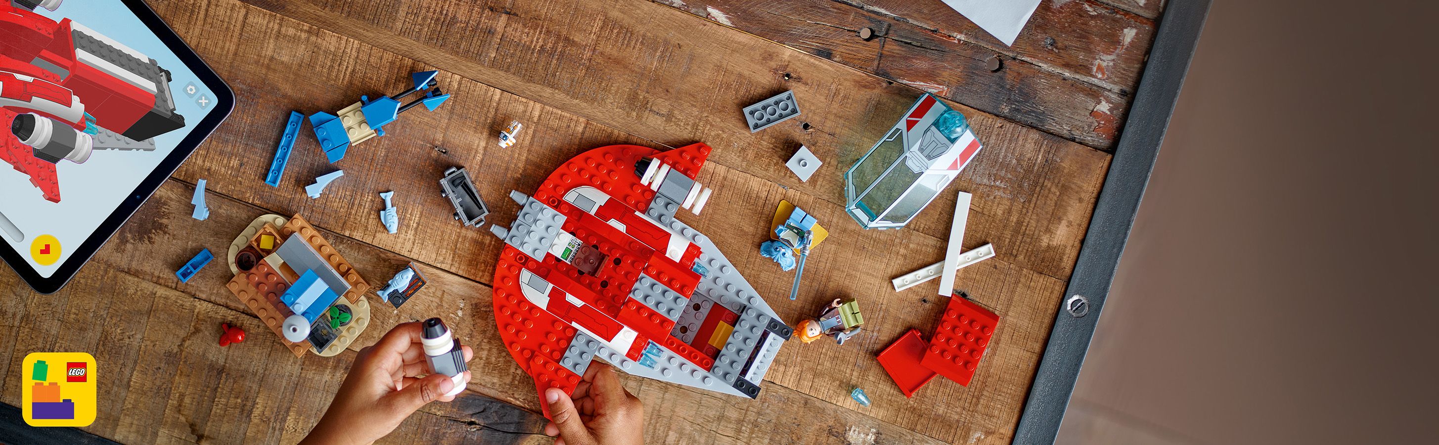 LEGO Star Wars Karmazynowy Jastrz�b 75384 - sk�adanie zestawu klock�w