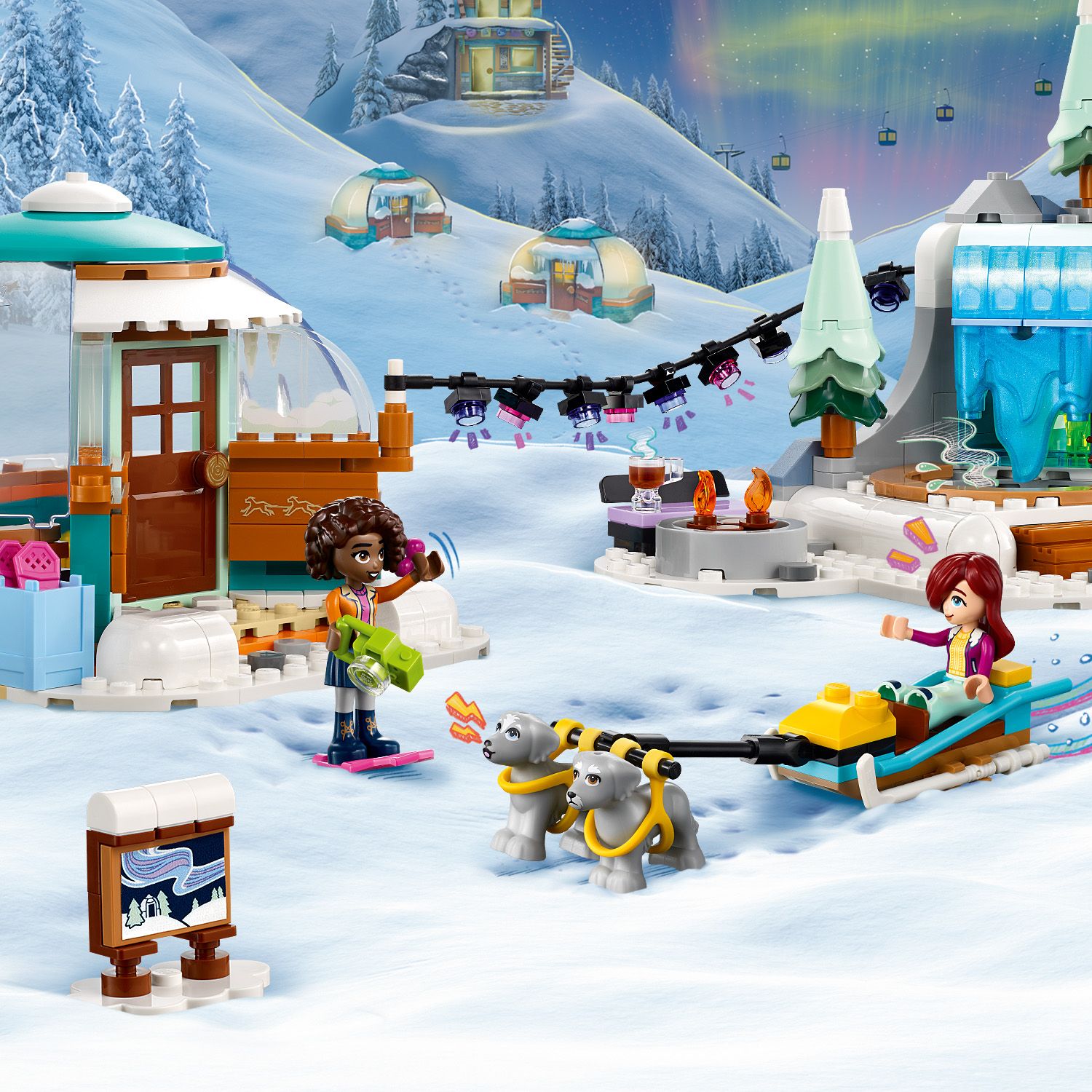 LEGO Friends Przygoda w igloo 41760 - elementy zestawu