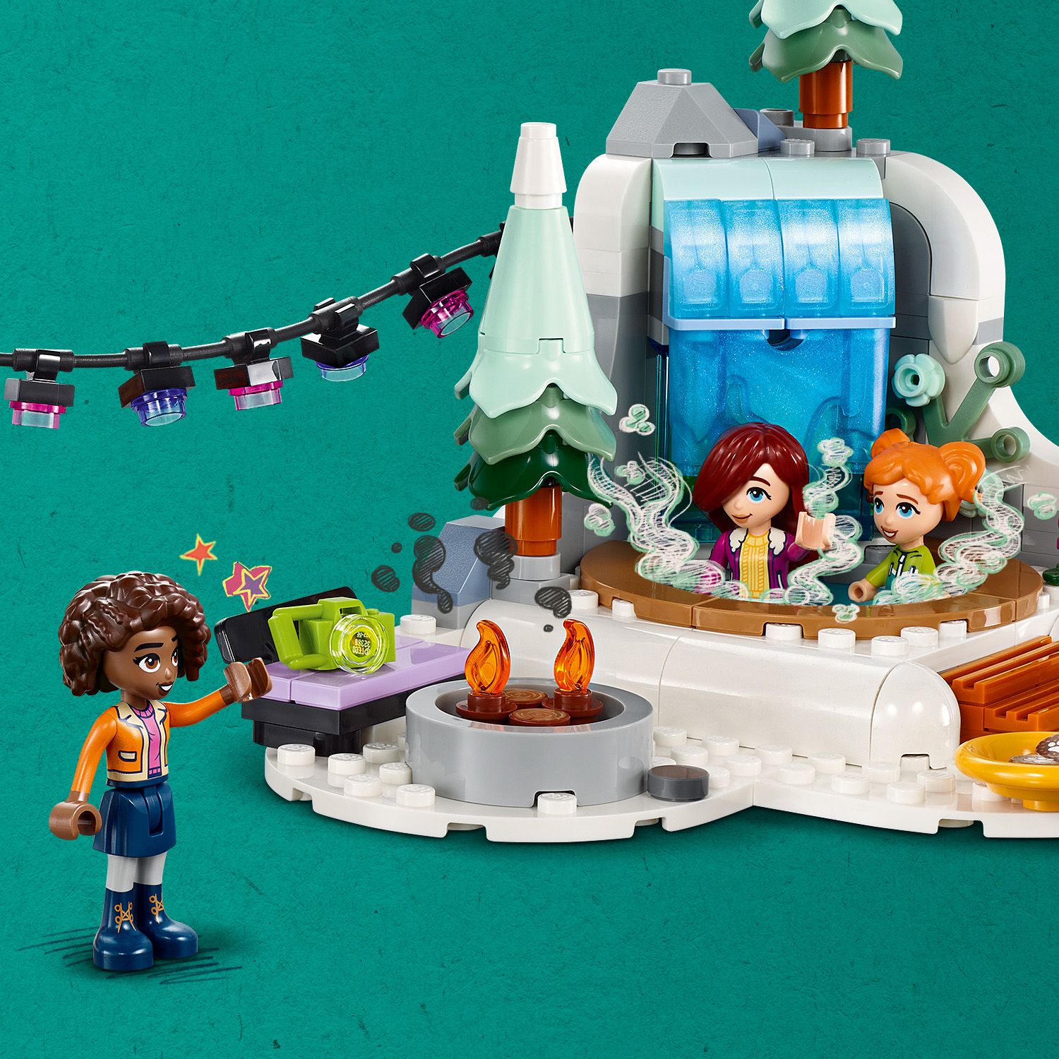 LEGO Friends Przygoda w igloo 41760 - figurki w basenie