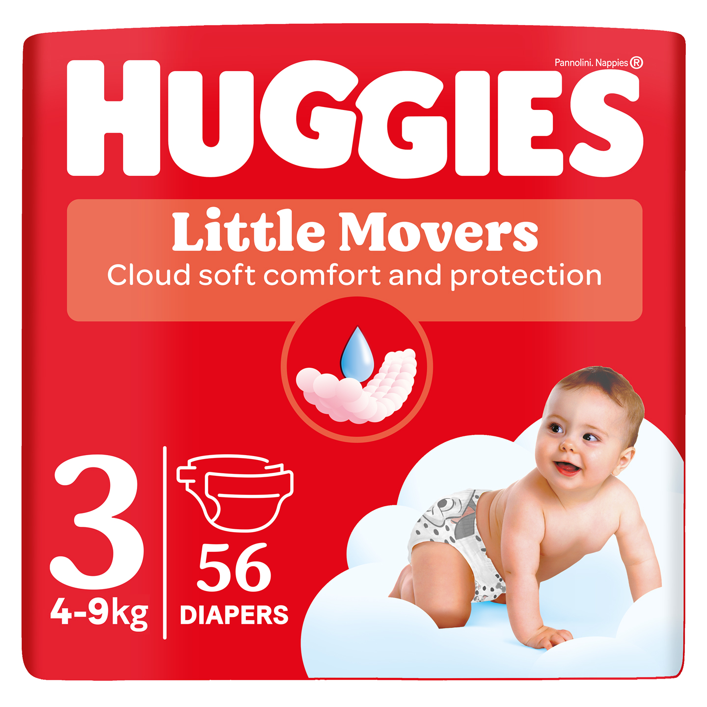 Pieluszki Huggies Little Movers