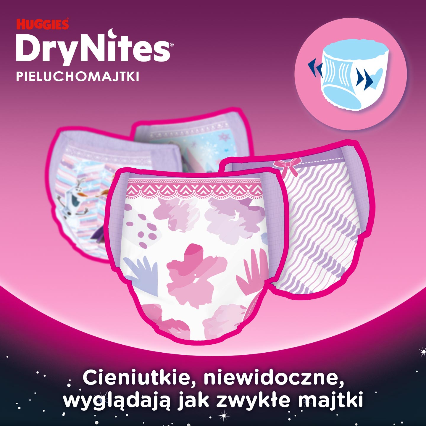 Pieluchomajtki na nietrzymanie moczu