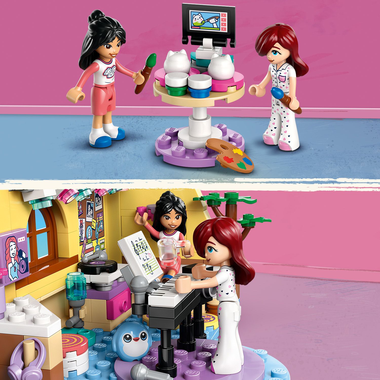 LEGO Friends 42647 - Akcesoria o tematyce muzycznej i artystycznej