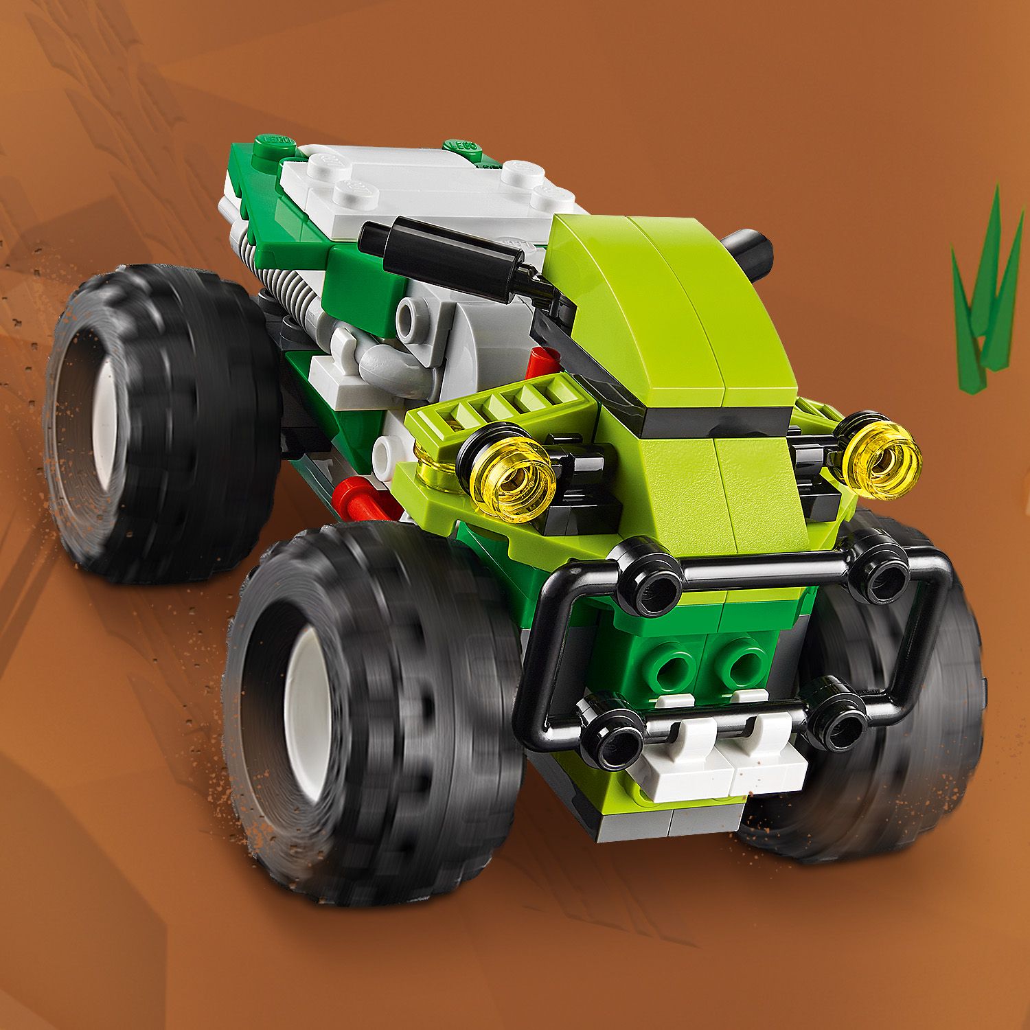 LEGO Creator �azik terenowy 31123 - widok �azika przodem