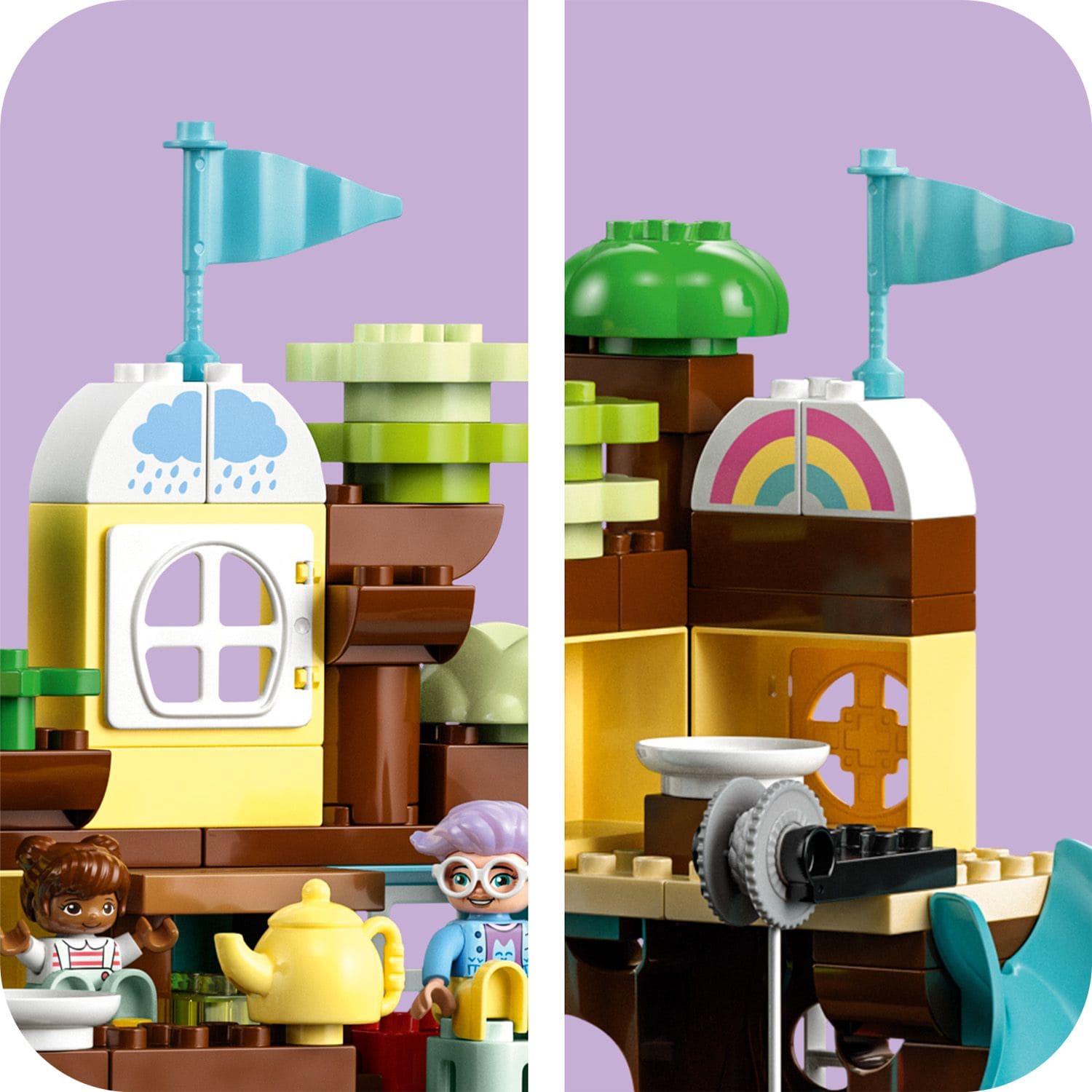 LEGO DUPLO Domek na drzewie 3w1 10993 - klocek pogodowy