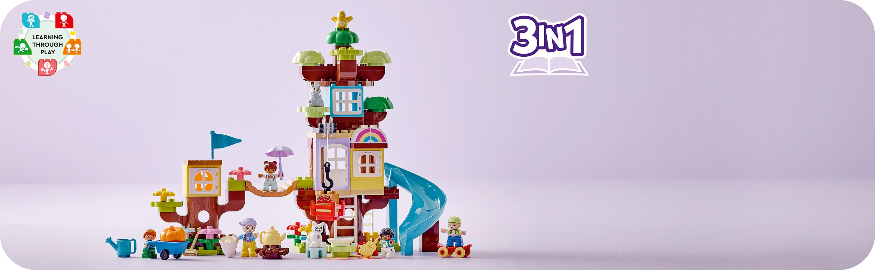 LEGO DUPLO Domek na drzewie 3w1 10993 - z�o�ony zestaw klock�w