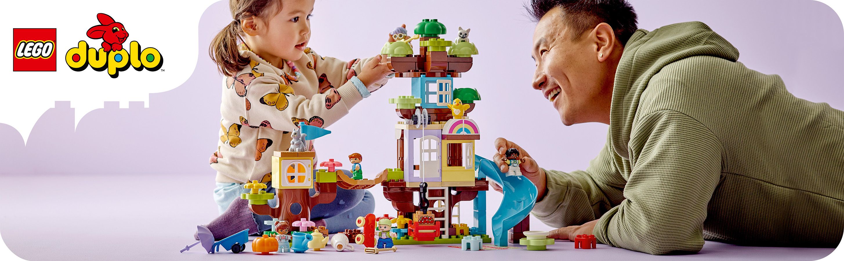 LEGO DUPLO Domek na drzewie 3w1 10993 - zabawa zestawem klock�w