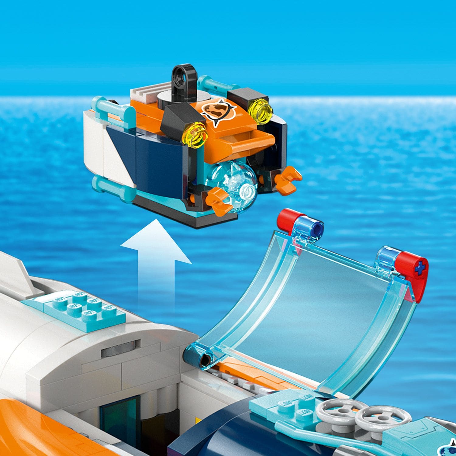 LEGO City Łódź podwodna badacza dna morskiego 60379 - dron podwodny