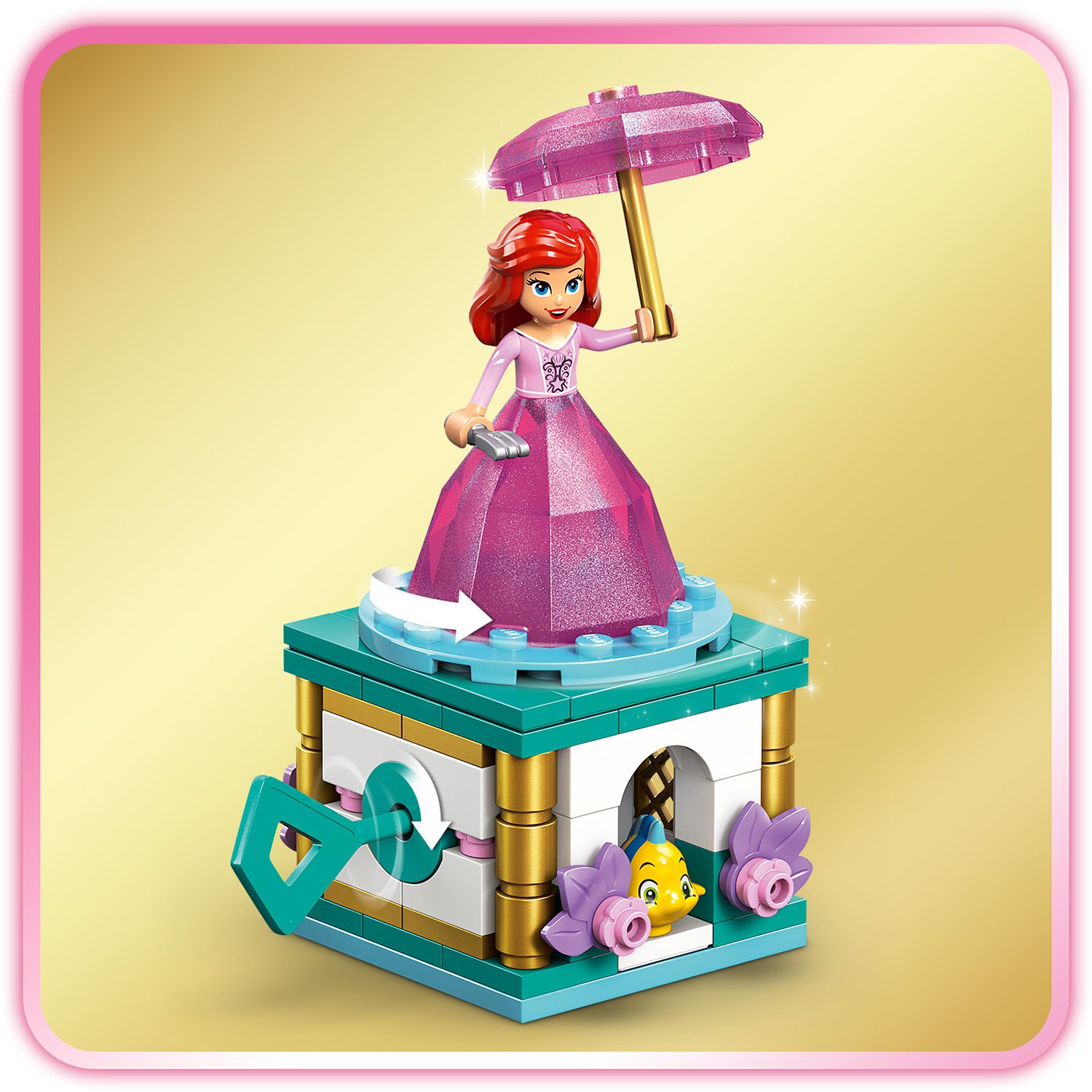 LEGO Disney Princess 43259 - Obrotowa platforma z kluczem