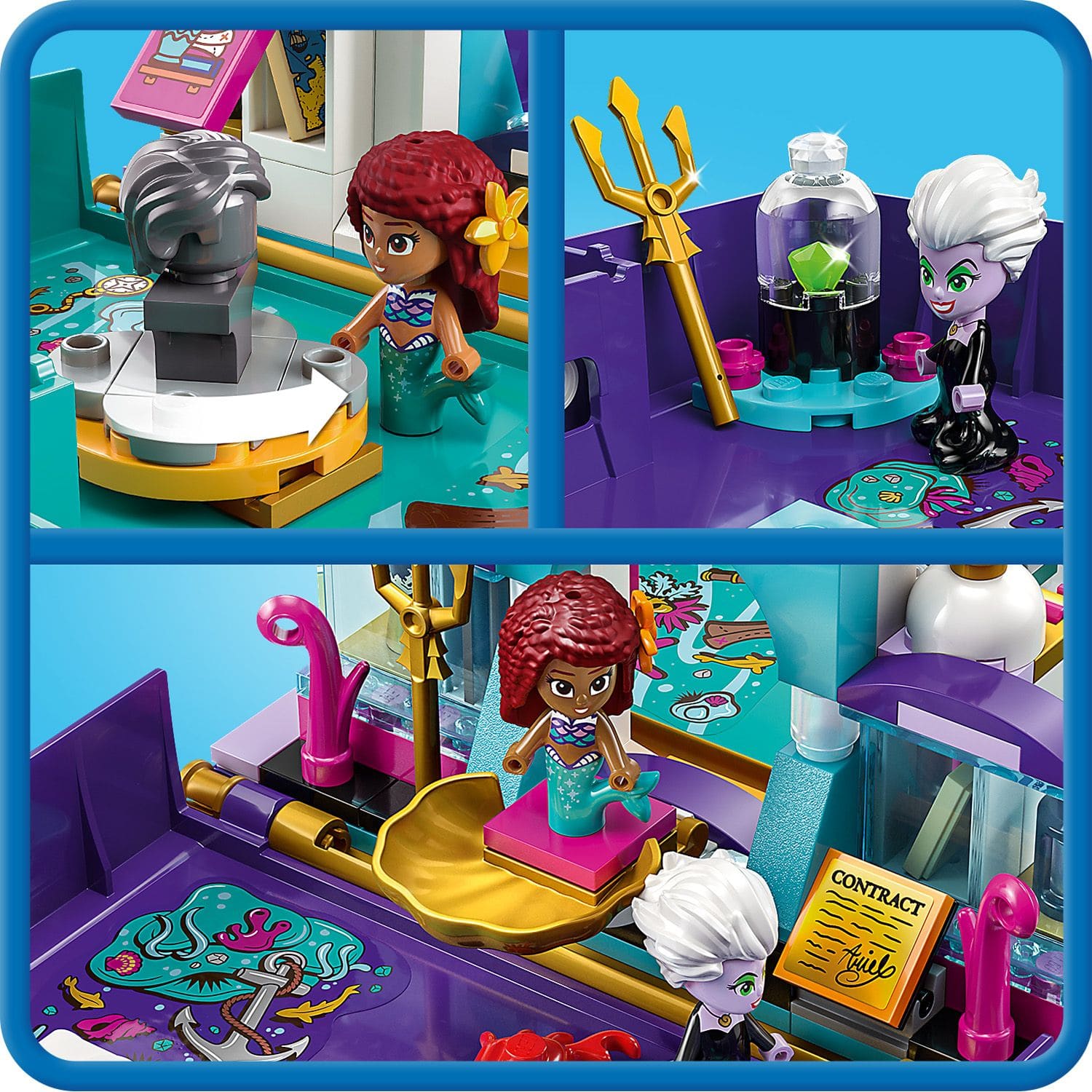 LEGO Disney Historyjki Ma�ej Syrenki 43213 - trzy scenografie
