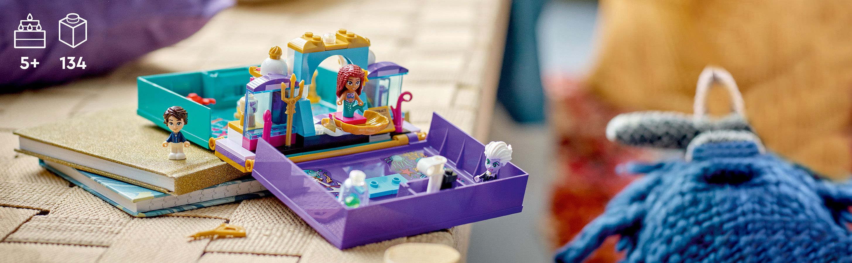 LEGO Disney Historyjki Ma�ej Syrenki 43213 - z�o�ony zestaw klock�w