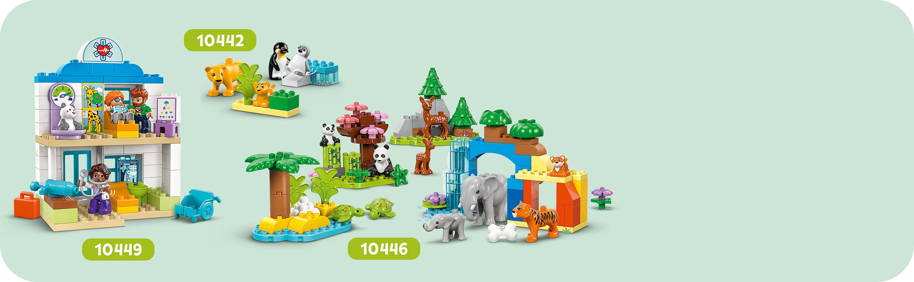 LEGO DUPLO Town Bolidy i kierowcy F1 10445 - Inne zestawy LEGO DUPLO