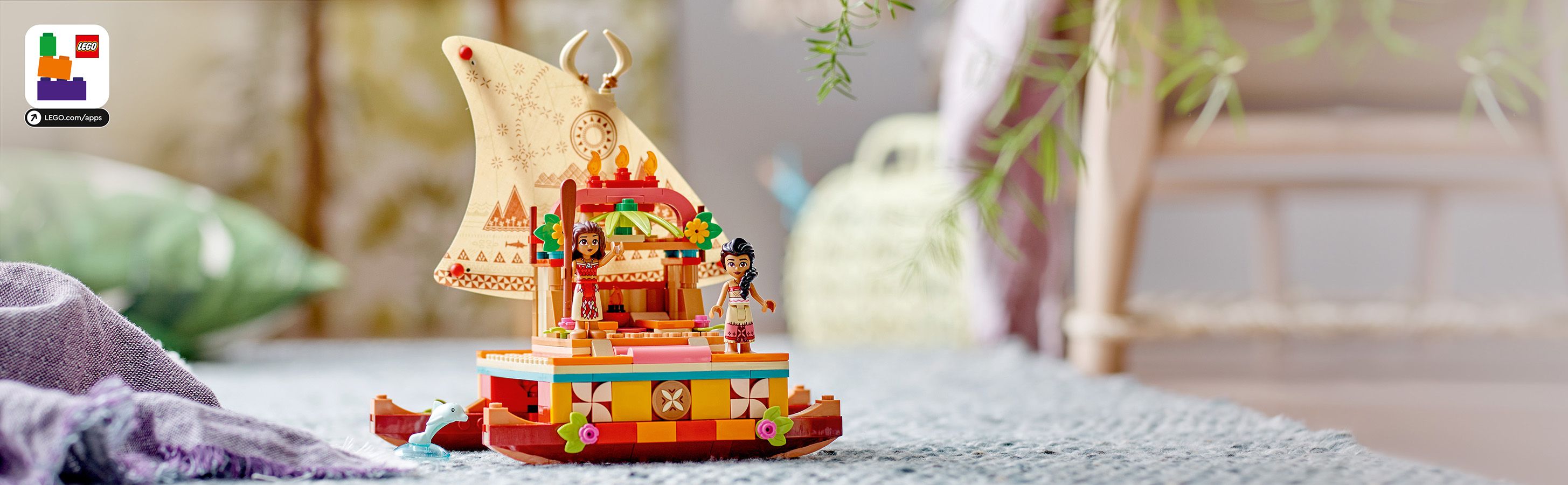 LEGO Disney Princess Katamaran Vaiany 43210 - z�o�ony zestaw klock�w