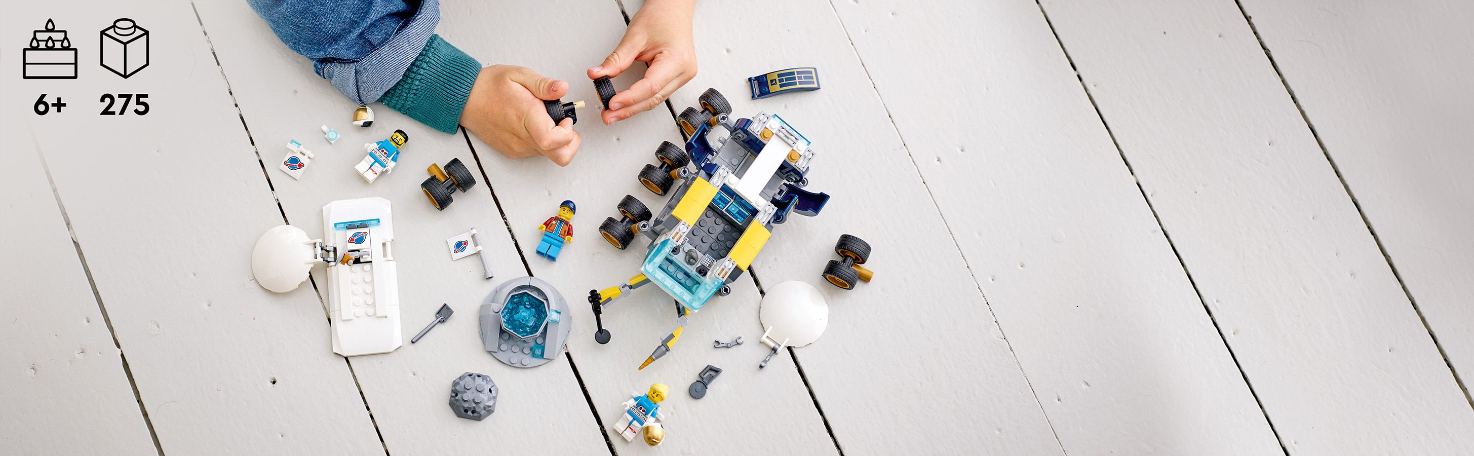 LEGO 60348 baner - Rzut z g�ry na zabaw� zestawem