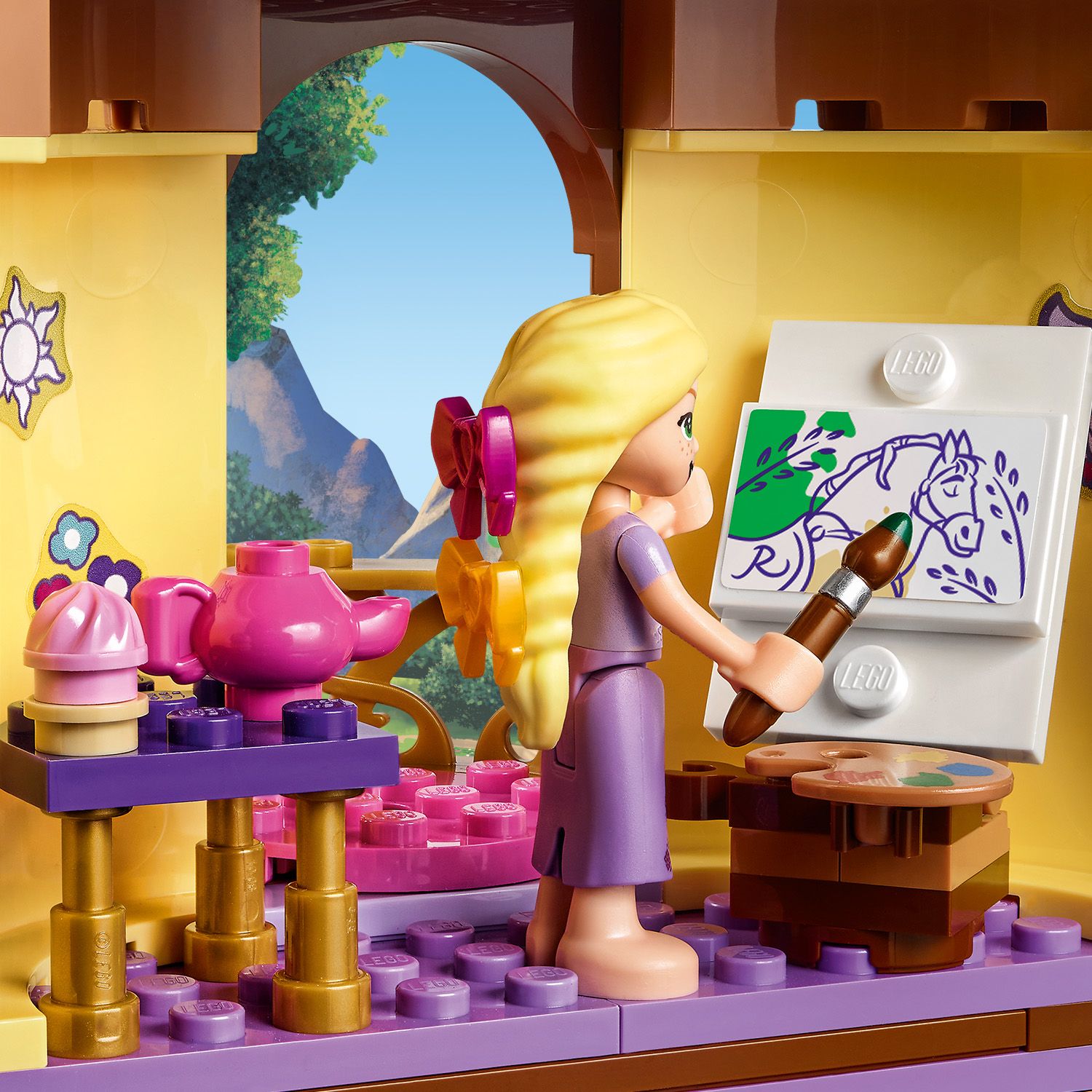 LEGO Disney Princess Wie�a Roszpunki 43187 - pracownia w wie�y