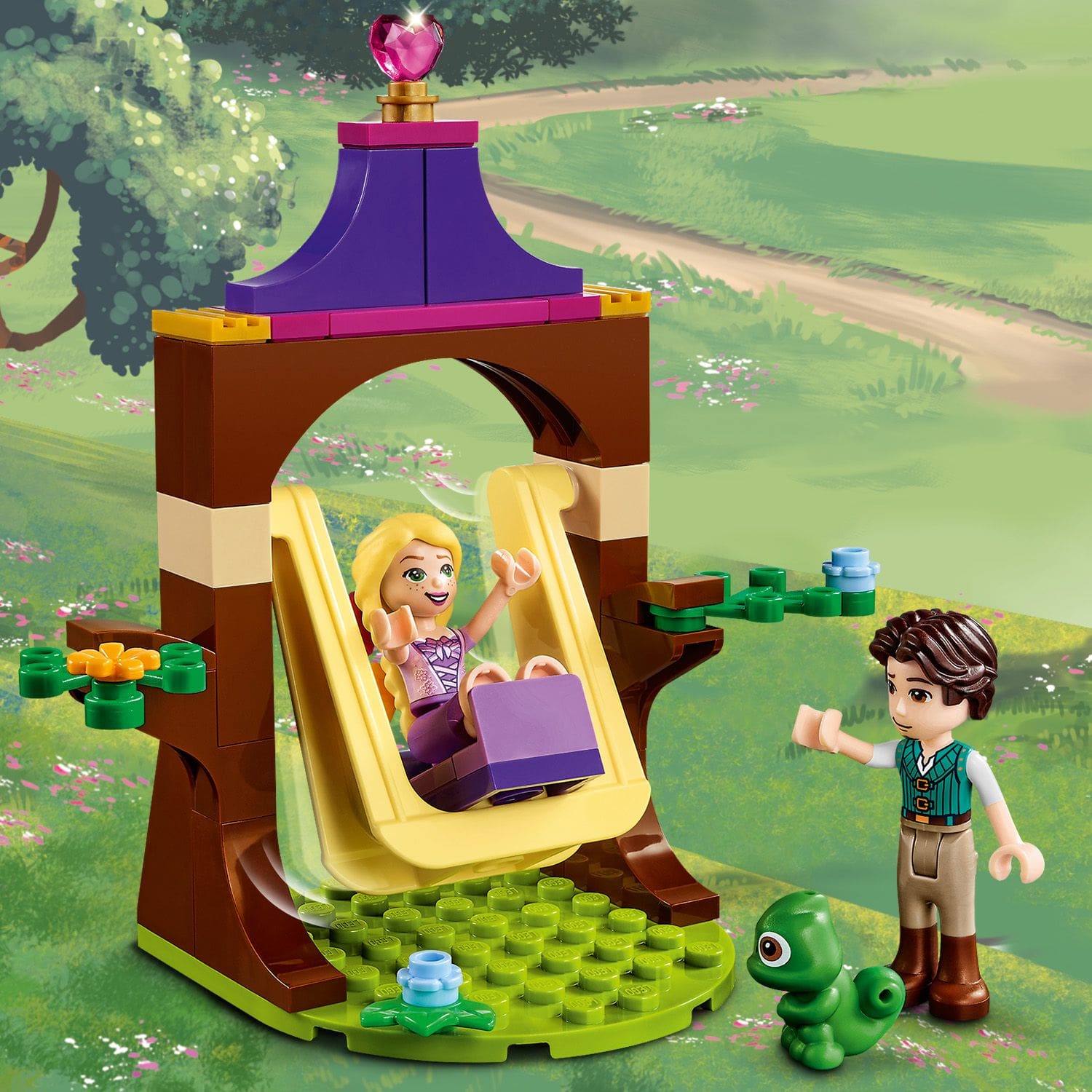LEGO Disney Princess Wie�a Roszpunki 43187 - zabawa na hu�tawce