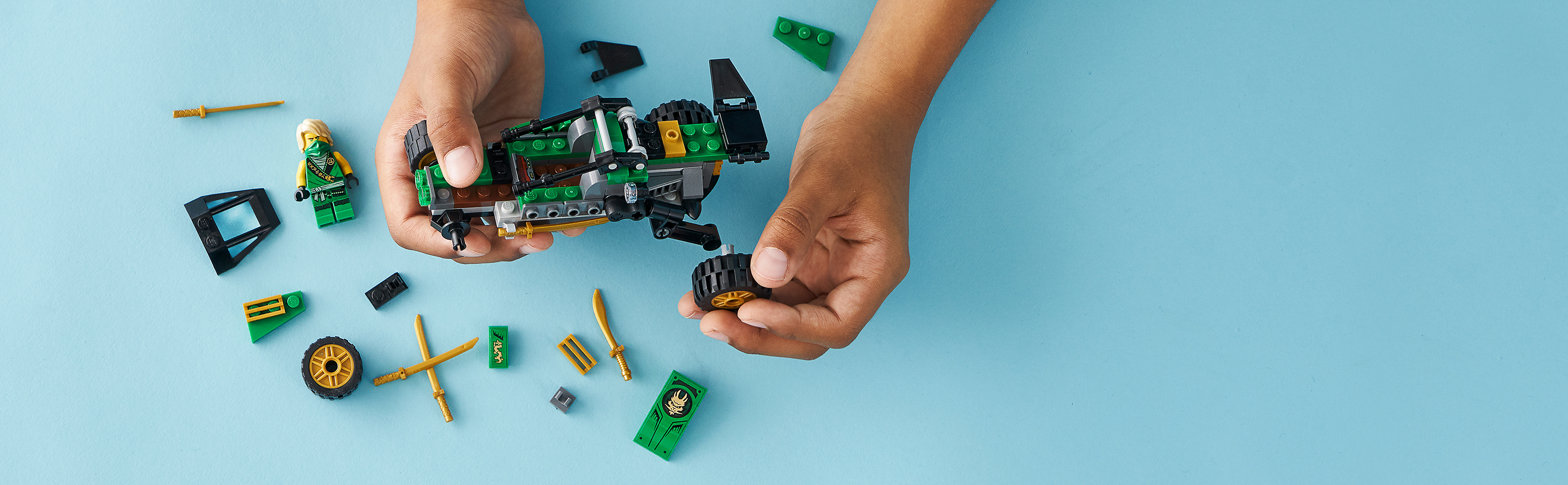 LEGO 71700 baner - Rzut z g�ry na zabaw� zestawem