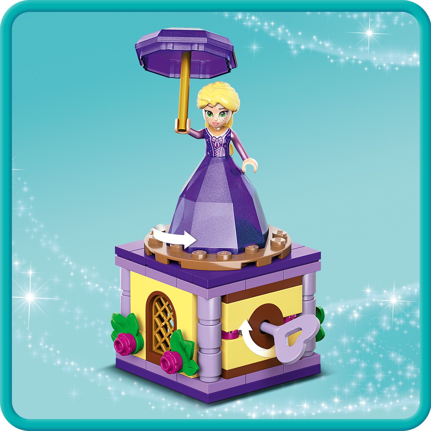 LEGO Disney Princess Wiruj�ca Roszpunka 43214 - obrotowa podstawka