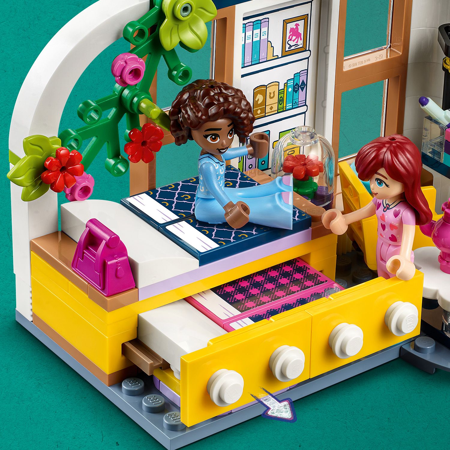 LEGO Friends Pok�j Aliyi 41740 - wysuwane ��ko