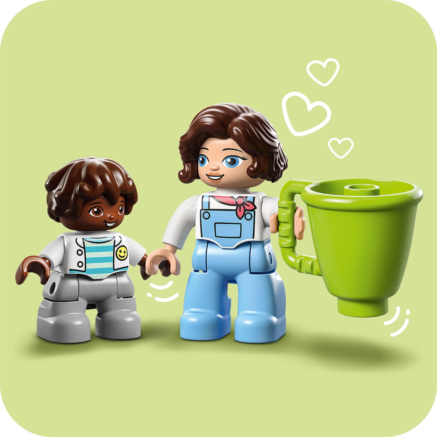 LEGO DUPLO Dom rodzinny na k�kach 10986 - figurki