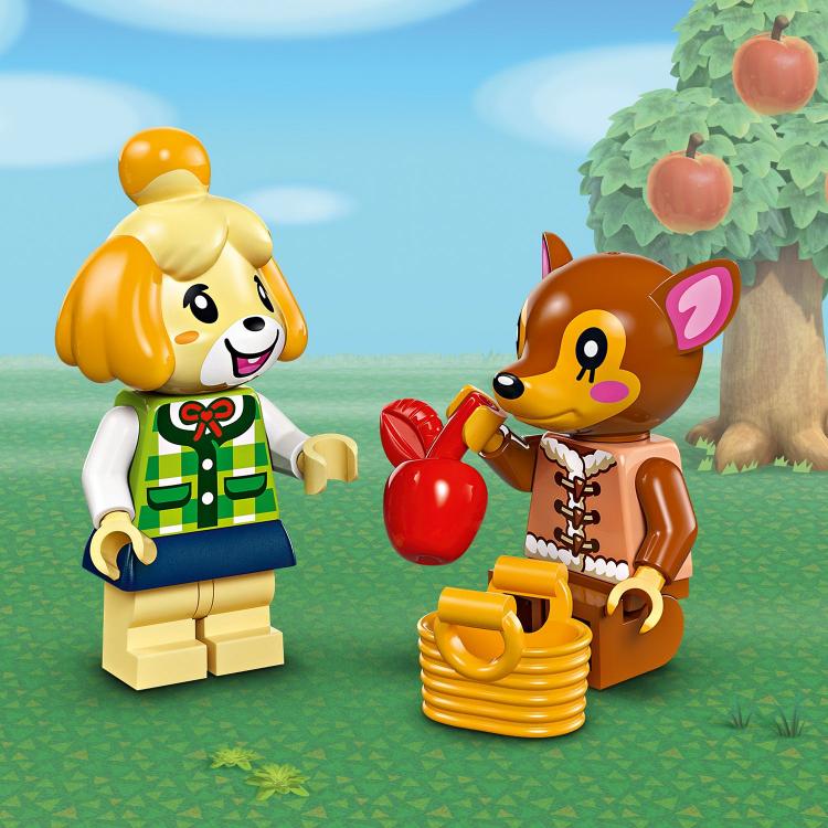 LEGO Animal Crossing Odwiedziny Isabelle 77049 - minifigurki Isabelle i Fauny