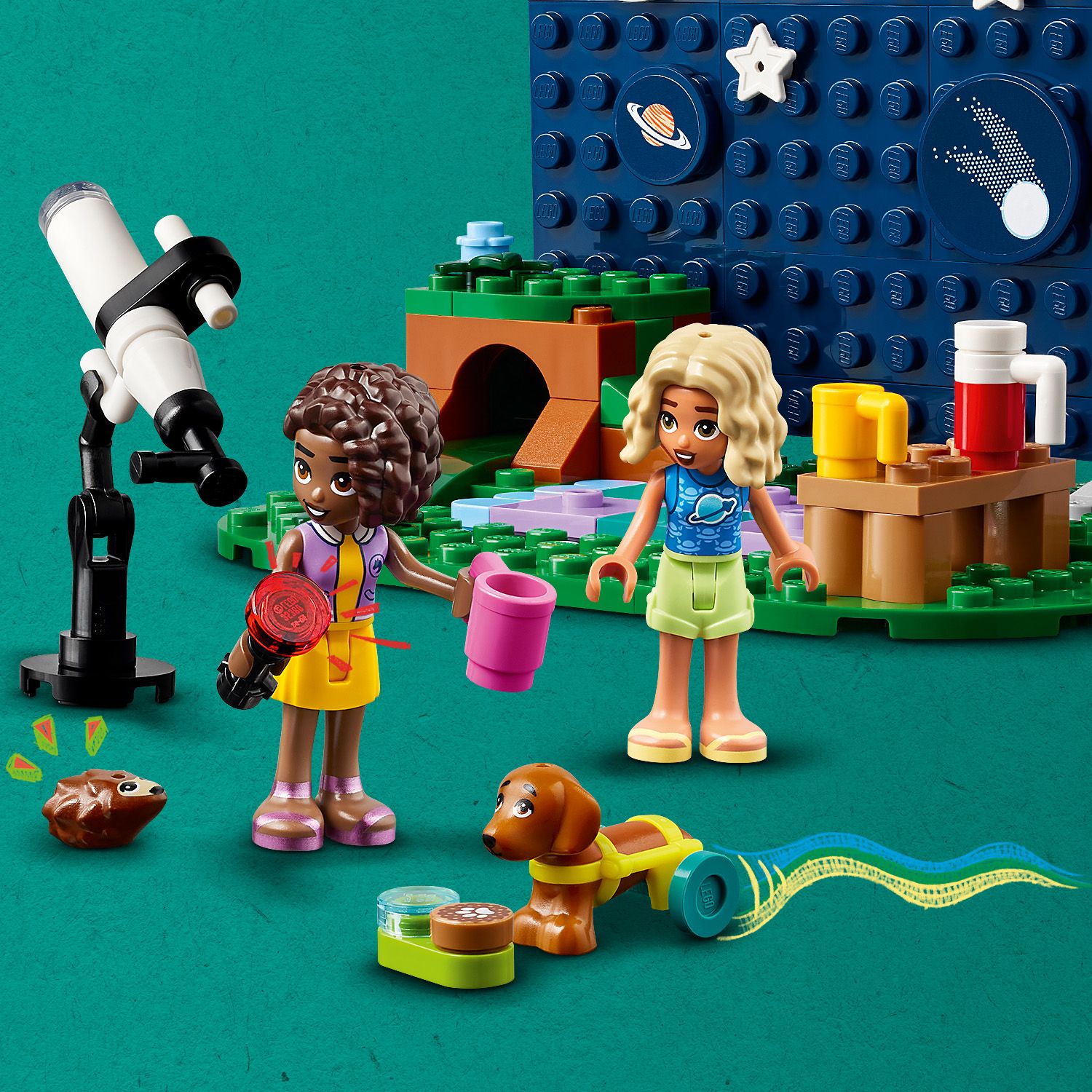 LEGO Friends Kamper z mobilnym obserwatorium gwiazd 42603 - dodatki