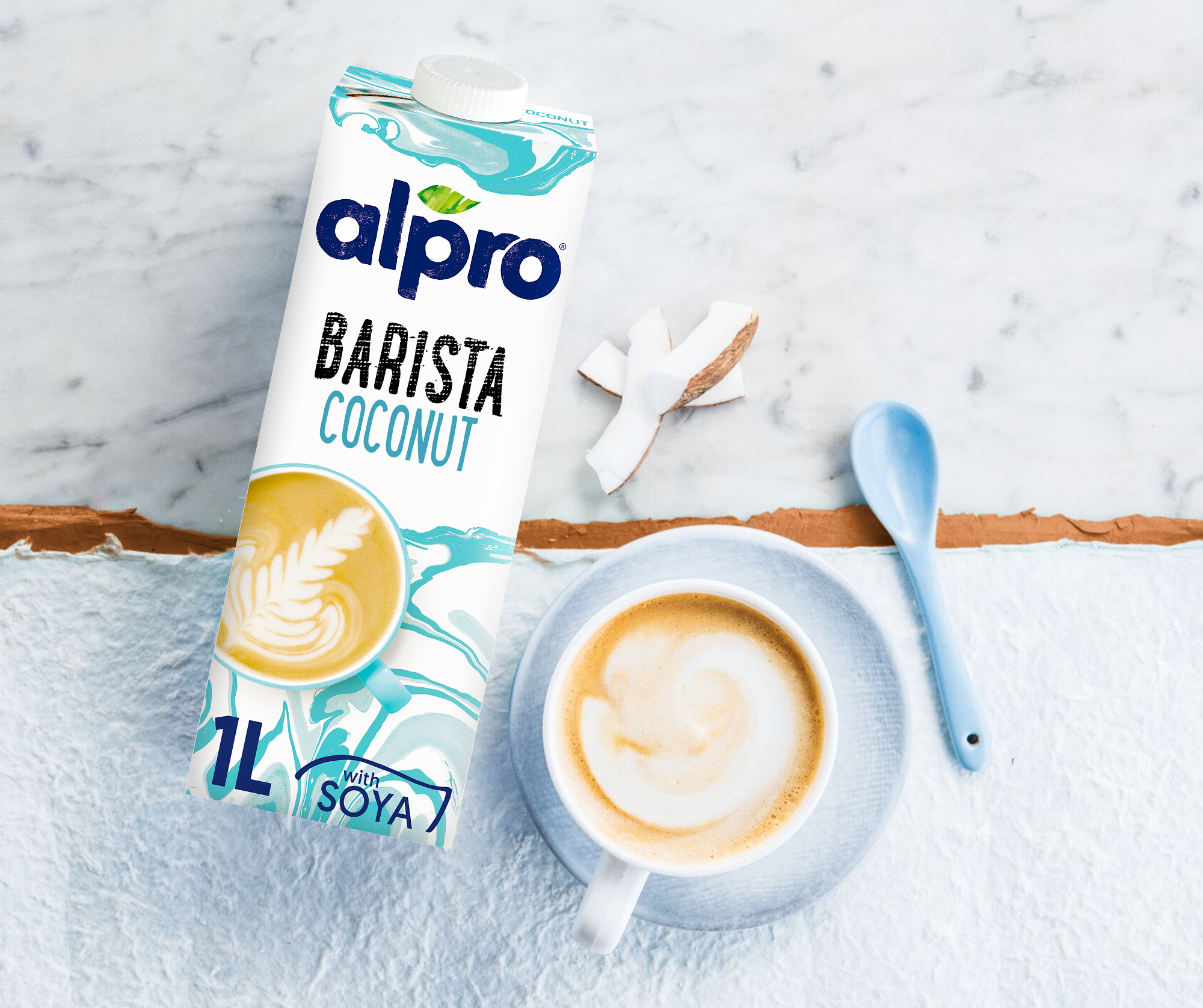 Kokosowo-karmelowe latte