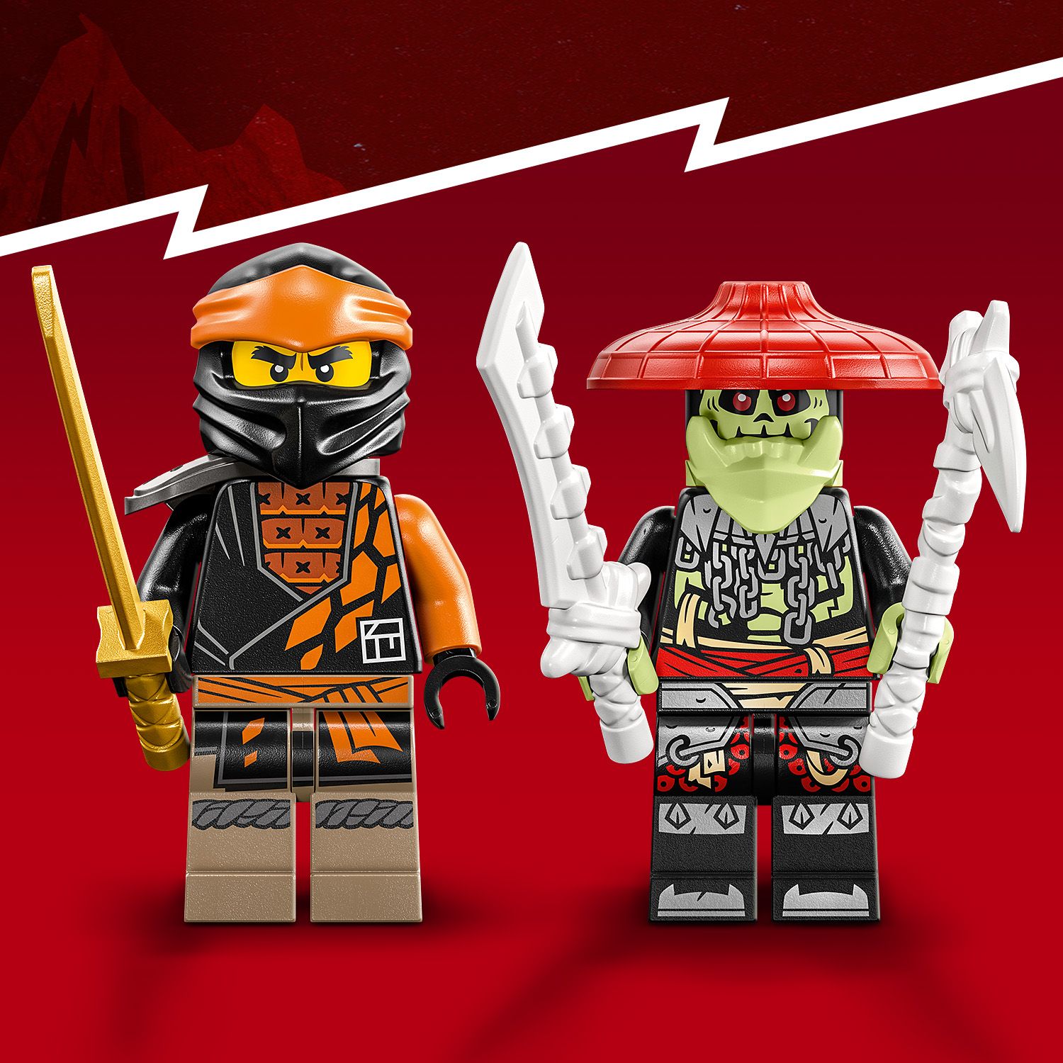 LEGO NINJAGO Smok Ziemi Cole'a EVO 71782 - dwie minifigurki