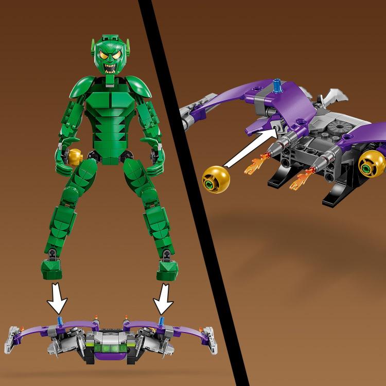 LEGO Super Heroes Figurka Zielonego Goblina 6471516 - szybowiec z dyniow� broni�