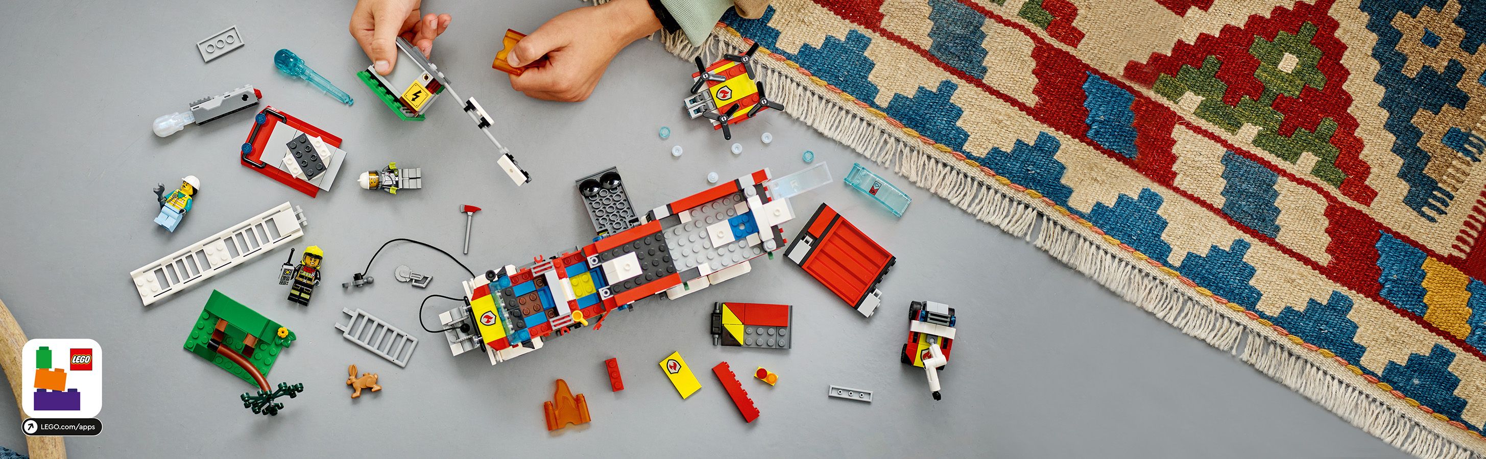 LEGO City Terenowy pojazd stra�y po�arnej 60374 - sk�adanie zestawu