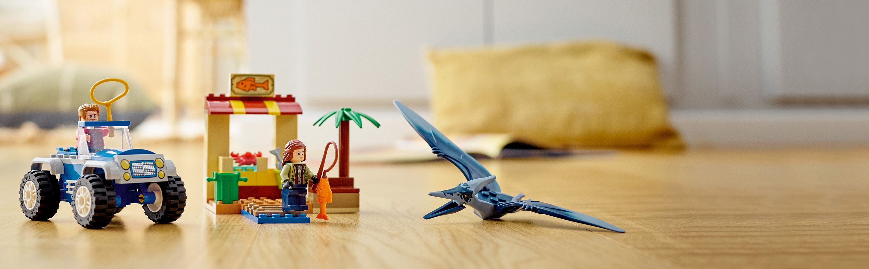LEGO 76943 baner - Z�o�ony zestaw startowy