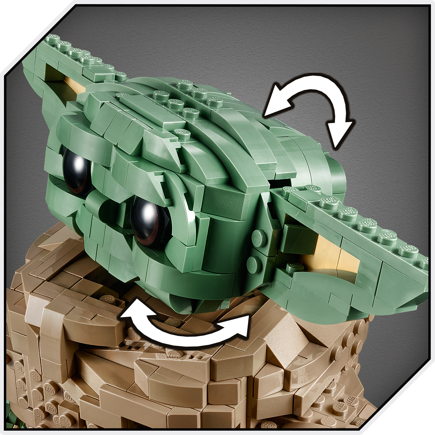 LEGO Star Wars Dziecko 75318 - ruchoma g�owa Baby Yody