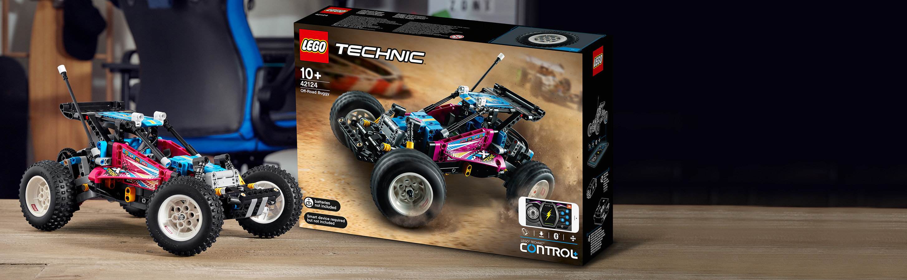 LEGO 42124 baner - Z�o�ony zestaw