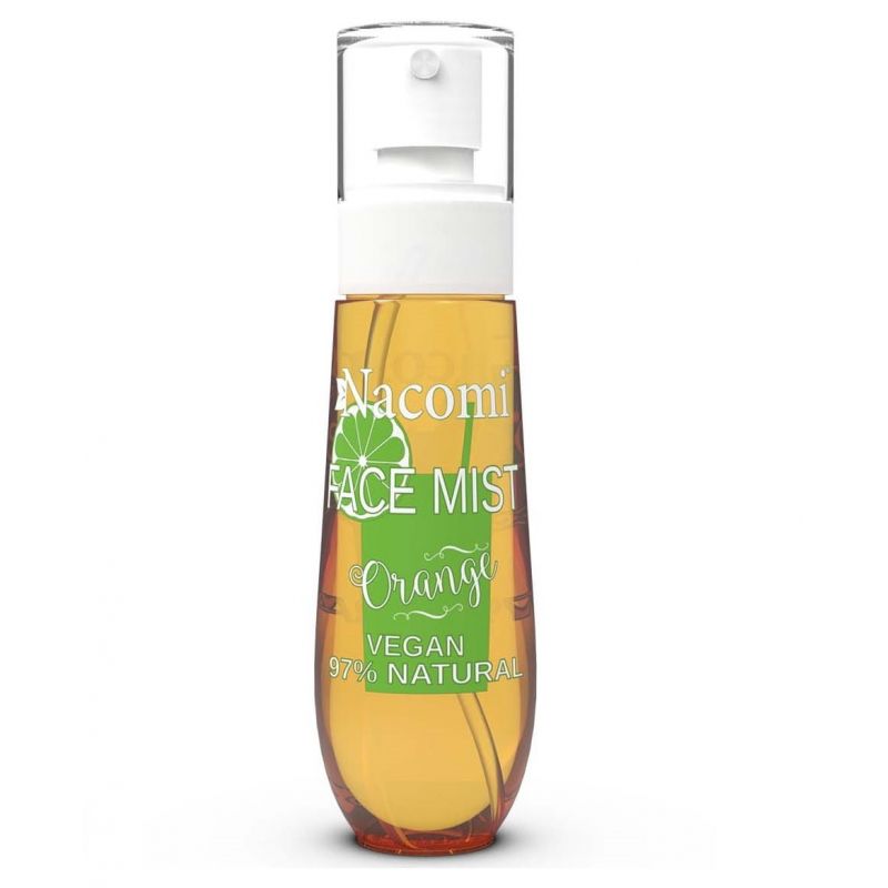 NACOMI Face Mist Vegan Natural Orange mgie�ka do cia�a i twarzy o zapachu Pomara�czy 80 ml