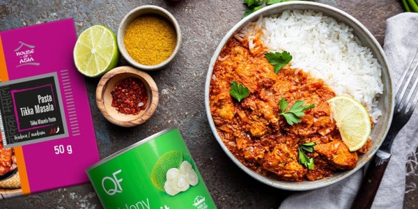 Wega�ska Tikka Masala z jackfruitem - przepis
